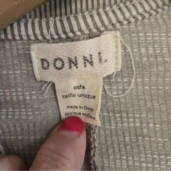 Anthropologie Donni Draped Oatmeal Midi Cardigan Cozy Comfort w/Pockets One Size - Picture 6 of 10